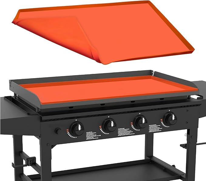 Silicone Blackstone Griddle Cover 36，Heavy Duty Food Grade Silicone Mat, Silicone Griddle Cover， All Season Griddle Top Protective for Grill Accessories