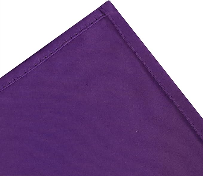 LEMOMO Blackout Curtains 66 x 72 Inch Long Purple Curtains Set of 2 Panels Room