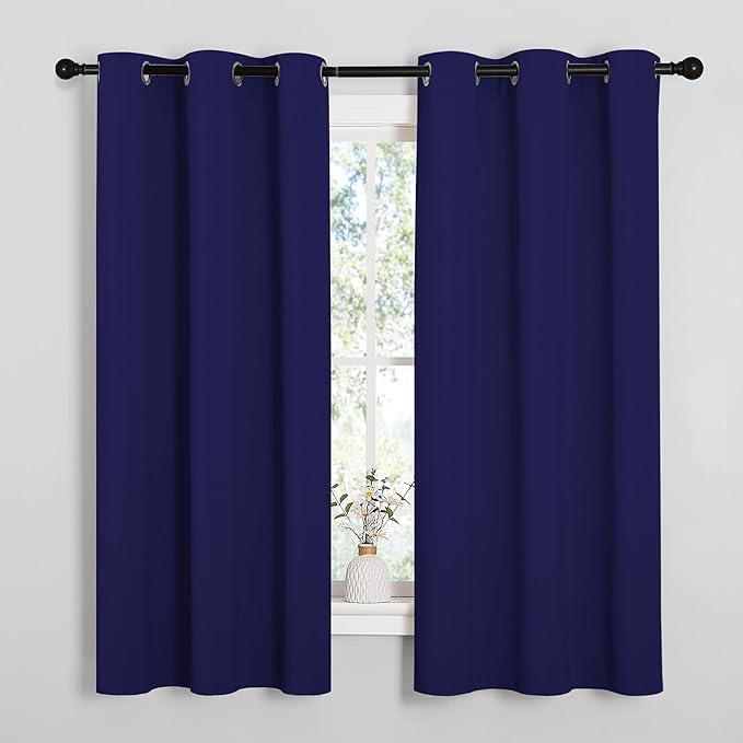 NICETOWN All Season Thermal Insulated Solid Grommet Top Blackout