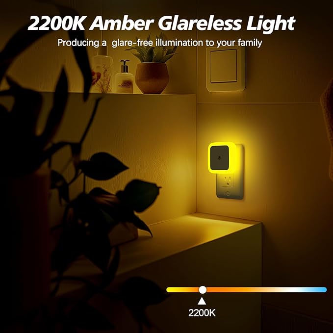 Sujeet Night Light, Night Lights Plug into Wall 8-Pack, Nightlight Plug in