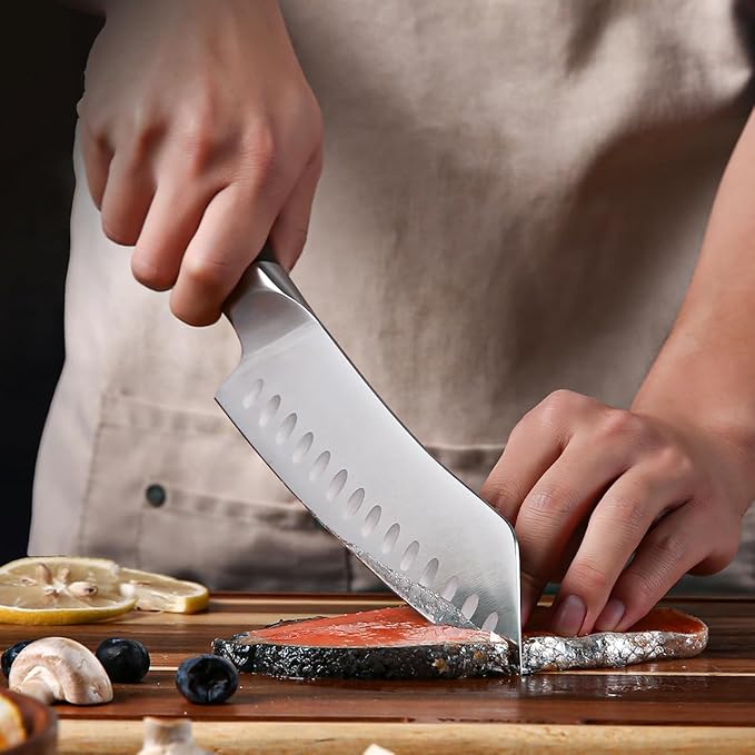 5-Piece Knife Set Professional Kitchen Knife Set Ultra Sharp High Carbon Stainless Steel Chef Knife Set for Kitchen Japanese Cooking Knife with Gift Box