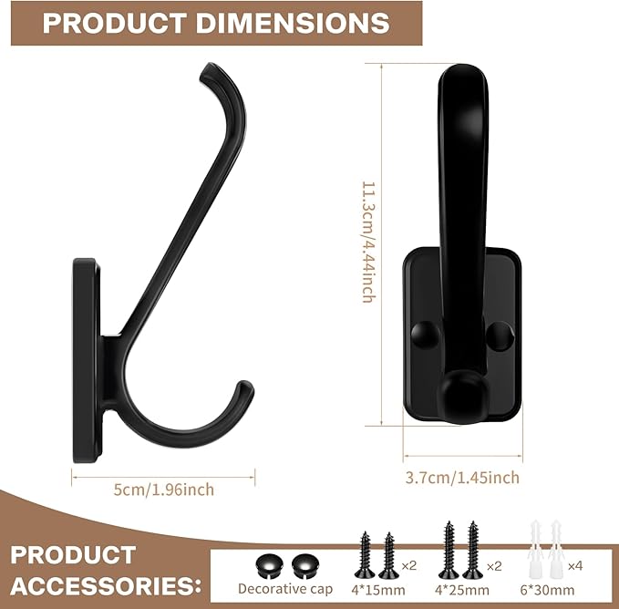 Coat Hooks Heavy Duty