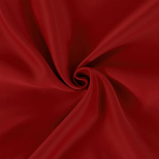 LEMOMO Red Thermal Blackout Curtains/42 x 95 Inch/Set of 2 Panels Room