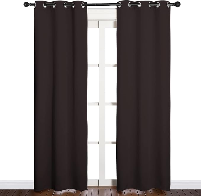 NICETOWN Thermal Curtains 84" Long, Energy Smart Thermal Insulated Solid