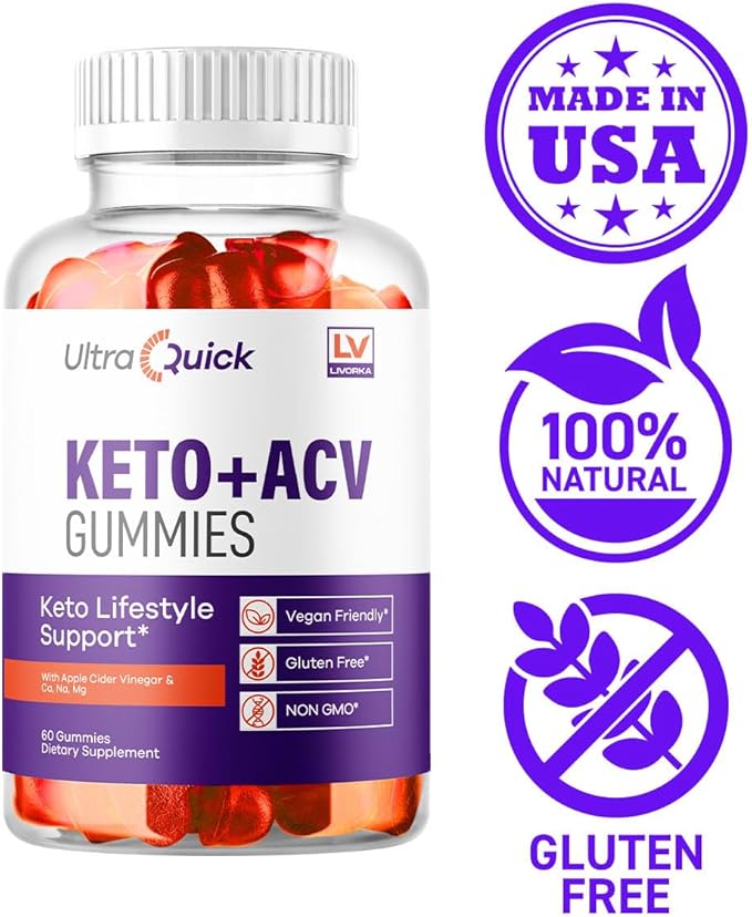 Ultra Quick Keto ACV Gummies - Ultra Quick Gummies, UltraQuick Keto Plus ACV Gummies, Ultra Quick Keto ACV Gummies Support, UltraQuick Keto ACV Gummies, UltraQuick, 60 Gummies for 1 Month