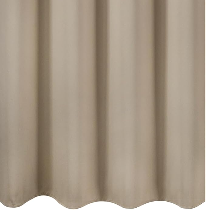 LEMOMO Blackout Curtains 52 x 84 inches Long Khaki Curtains Set of 2 Panels