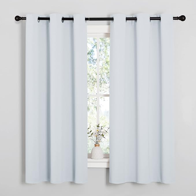 NICETOWN Window Treatment Thermal Insulated Grommet Room Darkening Curtains