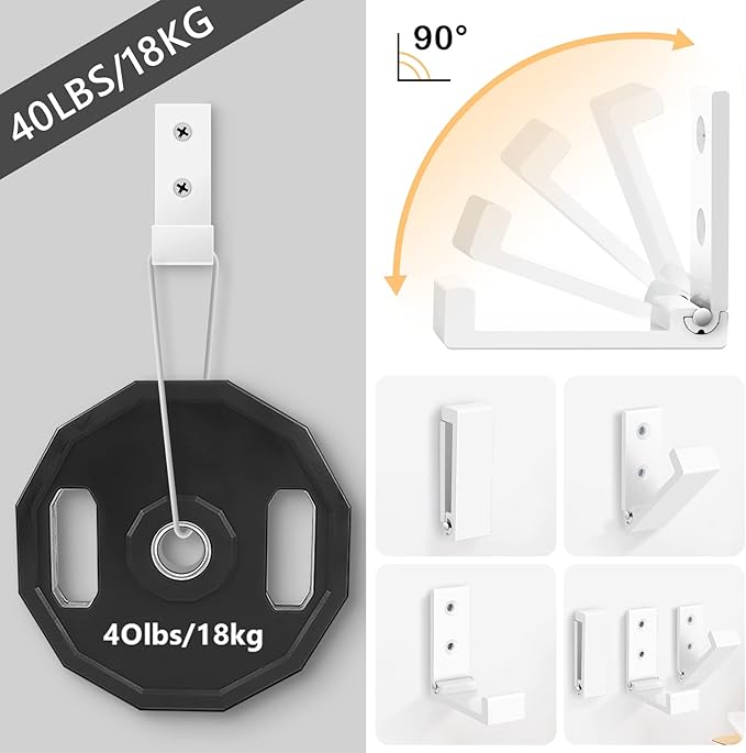 Folding Coat Hooks, Foldable Adhesive Hooks, Headphone Jacket Holder, Aluminum