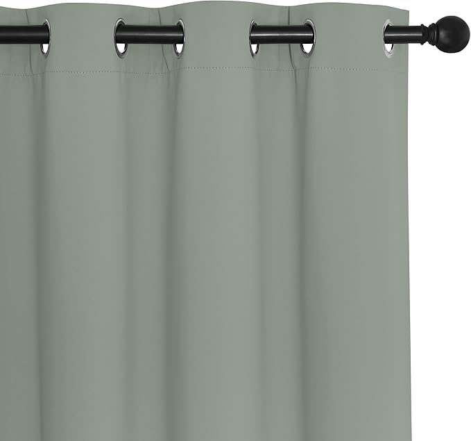 NICETOWN Sliding Door Window Treatment Blackout Patio Door Curtain Panels