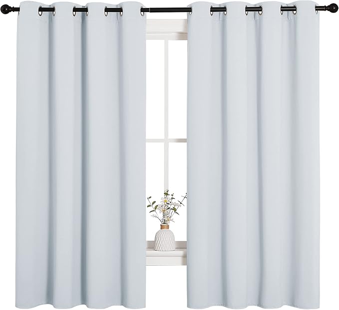NICETOWN Room Darkening Draperies Curtains Panels, Window Treatment Thermal