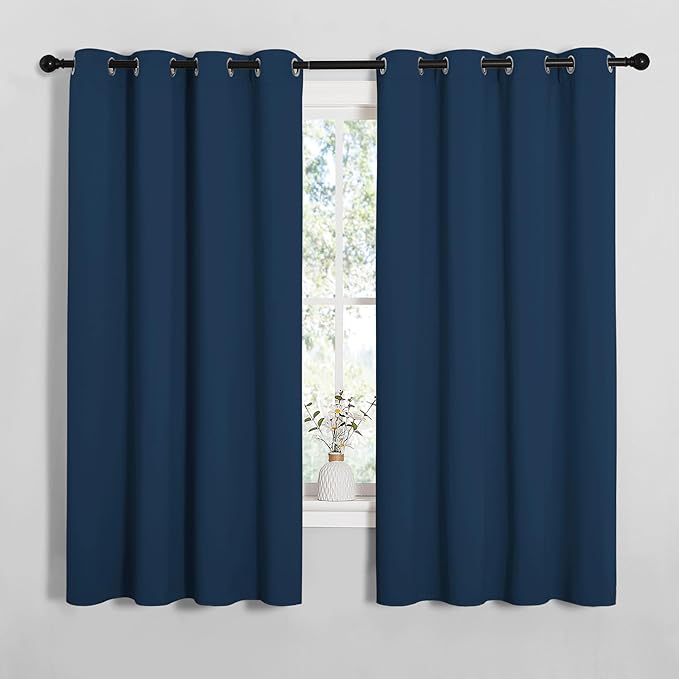 NICETOWN Bedroom Curtain Panels Blackout Draperies, Thermal Insulated Solid