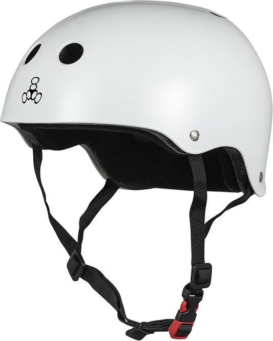 Triple Eight Certified Sweatsaver Helmet for Skateboarding, BMX, Roller Derby, Roller Skating, Inline Skating, Scooter and Bike