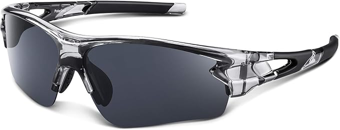 BEACOOL Polarized Sports Sunglasses for Men Women Youth Baseball Fishing Cycling Running Golf Motorcycle Tac Glasses UV400