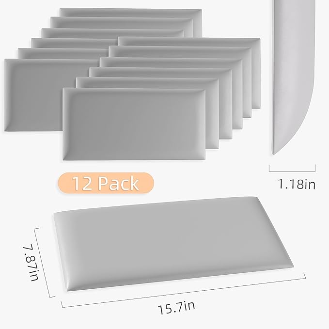 3D Anti-Collision Wall Padding for Kids, Self-Adhesive Panels for