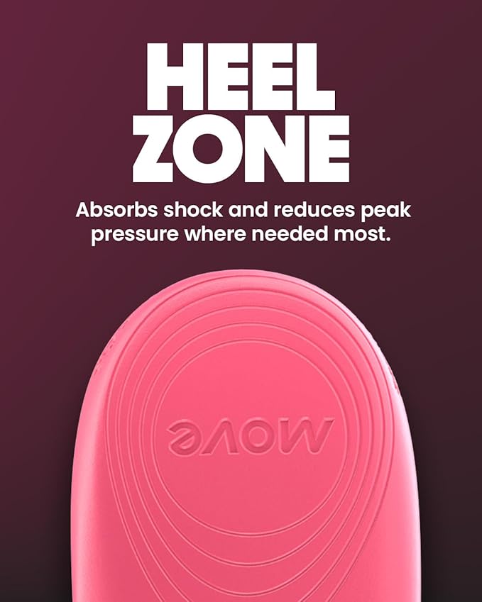 MOVE Baseline - All-Purpose Insoles - Sock Liner - Ultra Thin Shock Absorption - Maximum Freedom of Movement and Energy Return for Cleats, Shoes, Running, Basketball, Baseball (M13-13.5/WM14.5-15)