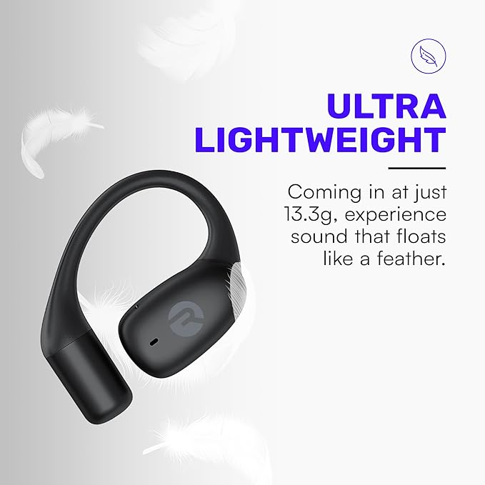 Raycon Essential Open Earbuds – True Wireless Open Ear Bluetooth 6.0 Headphones, Ultra-Lightweight, Comfort Hook Design, IPX4 Water Resistant, 36 Hours of Battery Life (Blue)