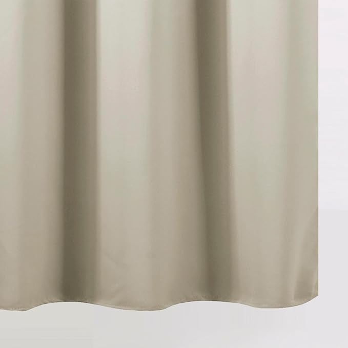 LEMOMO Blackout Curtains 66 x 72 Inch Long Light Beige Curtains Set of 2 Panels