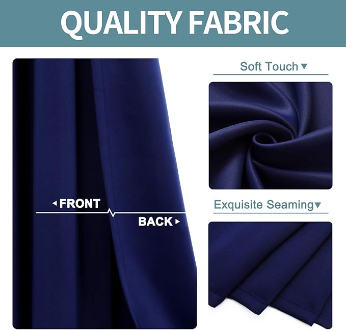 ChrisDowa Grommet Blackout Curtains