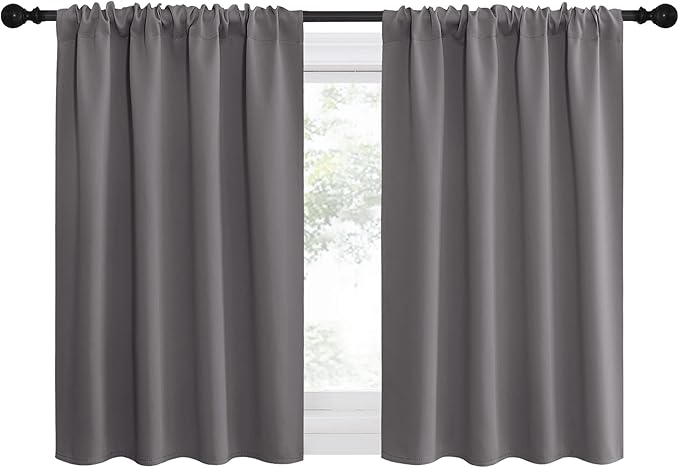 NICETOWN RV Bunk Curtains, Thermal Insulated Rod Pocket Blackout Blinds & Drapes