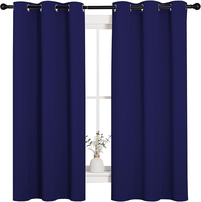 NICETOWN All Season Thermal Insulated Solid Grommet Top Blackout