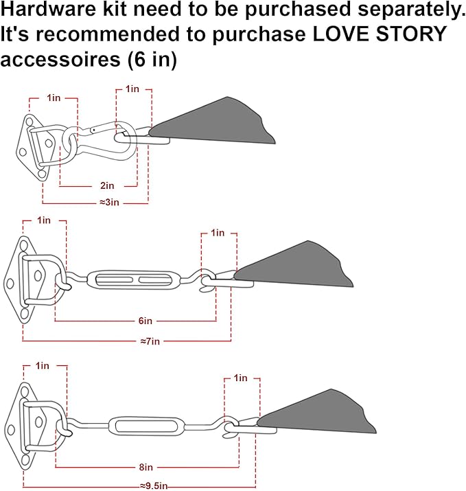 LOVE STORY Custom Size 8'x8'x11.3' Butter Cream Sun Shade Sail Right Triangle Sunhsade Fabric Awning Canopy for Patio Backyard Carport Pergola (Customized)