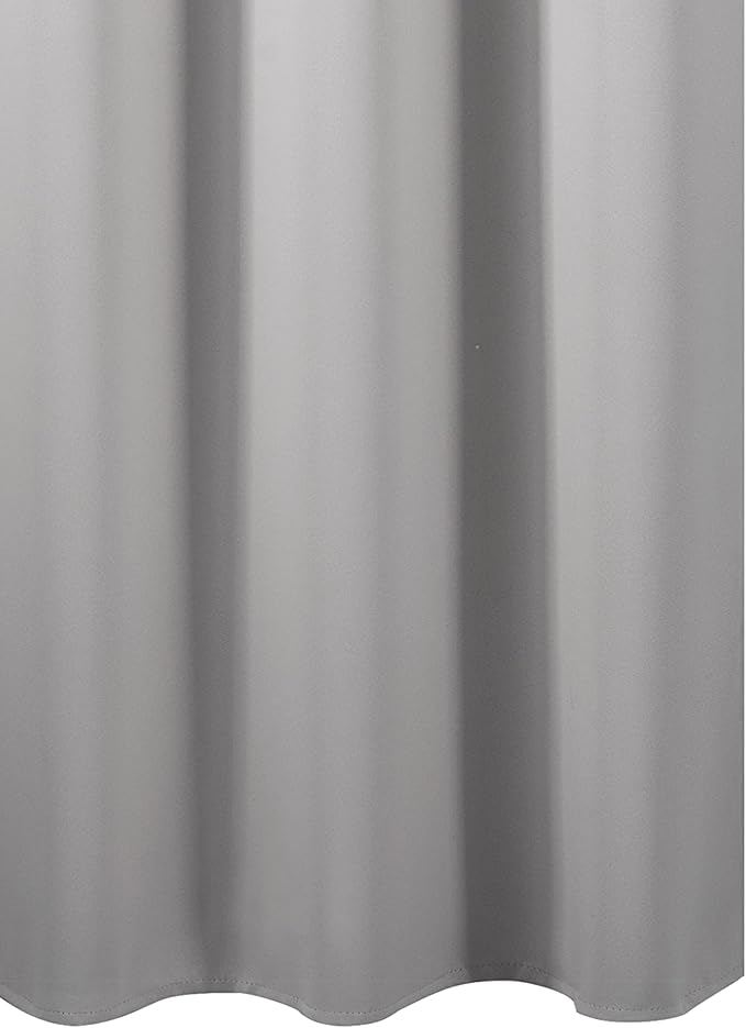 LEMOMO Light Grey Blackout Curtains 34 x 63 Inch Length/Set of 2 Curtain