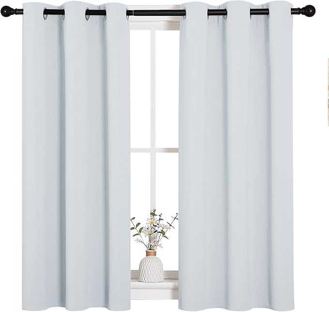 NICETOWN Room Darkening Draperies Curtains Panels, Window Treatment Thermal