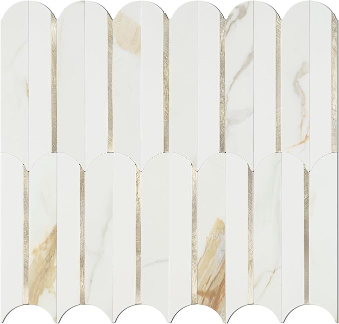 Vamos Tile Peel and Stick Backsplash Seamless Tile, 1-Sheet Stick on Backsplash