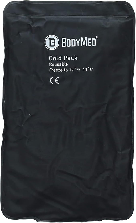 BodyMed Heavy Duty Reusable Urethane Ice Pack for Knee, Arm, Elbow, Shoulder, Back - Professional Grade Cold Therapy for Injuries, Aches, Swelling, Bruises, Sprains - 12 in. x 7 in. (Half)