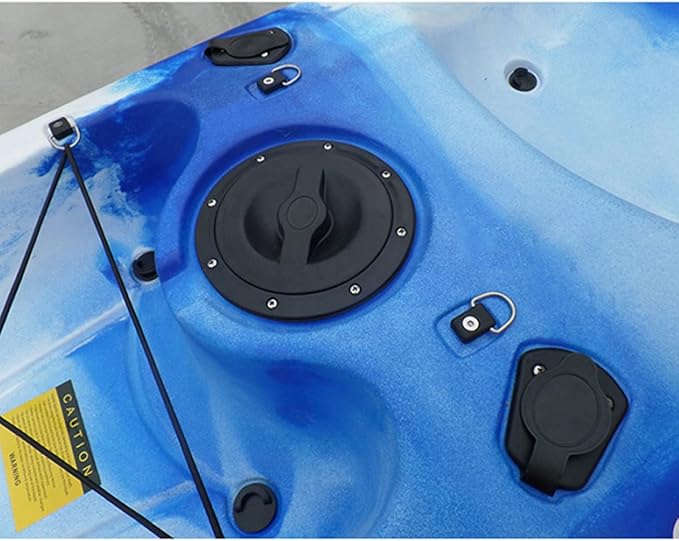 Hatch Cover Deck Plate ABS Easy Install Accessories Hatch Cover with Red Waterproof Bag and Fasteners for Kayak Boat Fishing Rigging