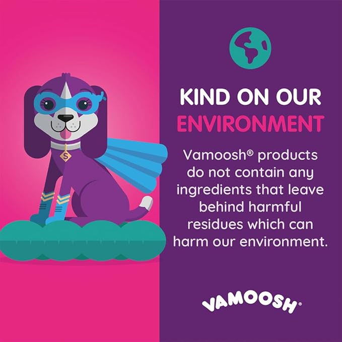 Vamoosh 6-in-1 Washing Machine Cleaner | Patented Pet Hair Dissolving Technology | Made in the UK | No Harmful Chemicals | Removes Limescale | Descales | Lemon Fresh Scent | 150g (Pack of 2)