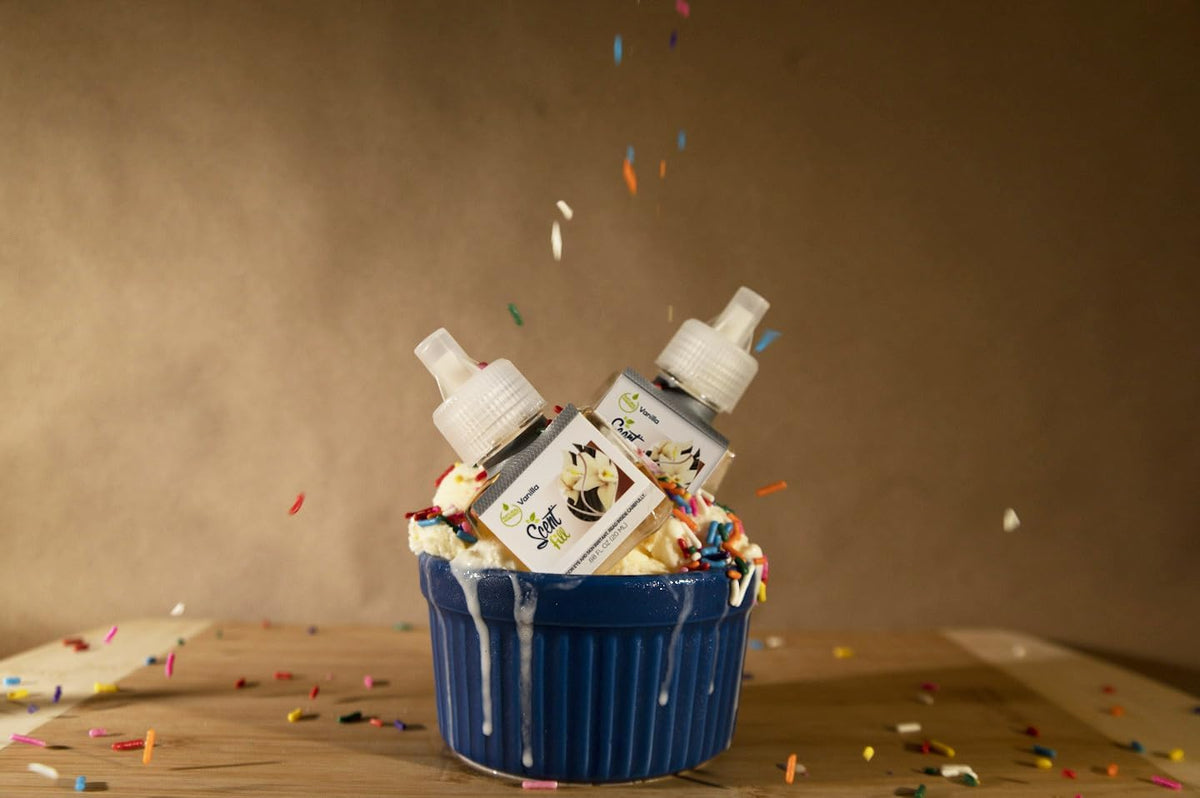 Scent Fill Vanilla Plug in Air Freshener, Scented Oil Refills, 2 Refills + Diffuser