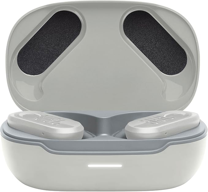 JBL Endurance Peak 3 - Dust and Water Proof (IP68) True Wireless Active Earbuds, Pure Bass Sound, Up to 50 Total Hours of Playback with Speed Charge, Ambient Aware & Talk Thru (White)