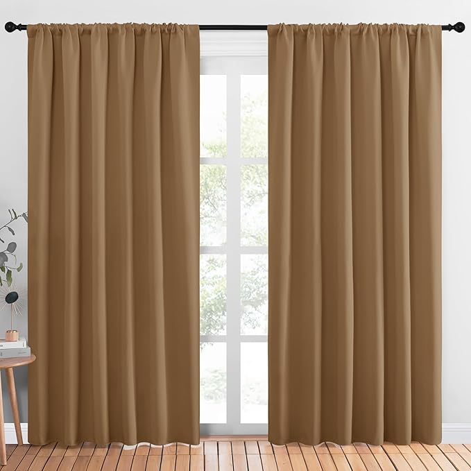 NICETOWN Living Room Curtains, 1 Pair, 70 x 84-inch, Home Decorations Thermal