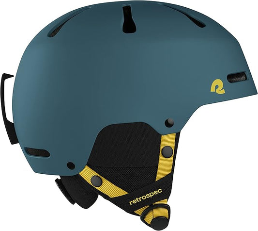 Retrospec Comstock Ski Helmet - Snowboard Helmet for Adults & Youth - Adjustable Fit Snow Helmet with Protective Shell and Breathable Vents for Men, Women, Boys & Girls