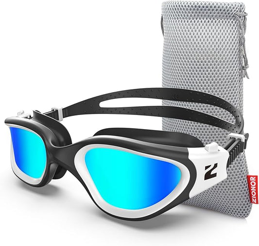 ZIONOR Swim Goggles, G1 SE Swimming Goggles Anti-fog for Adult Men Women