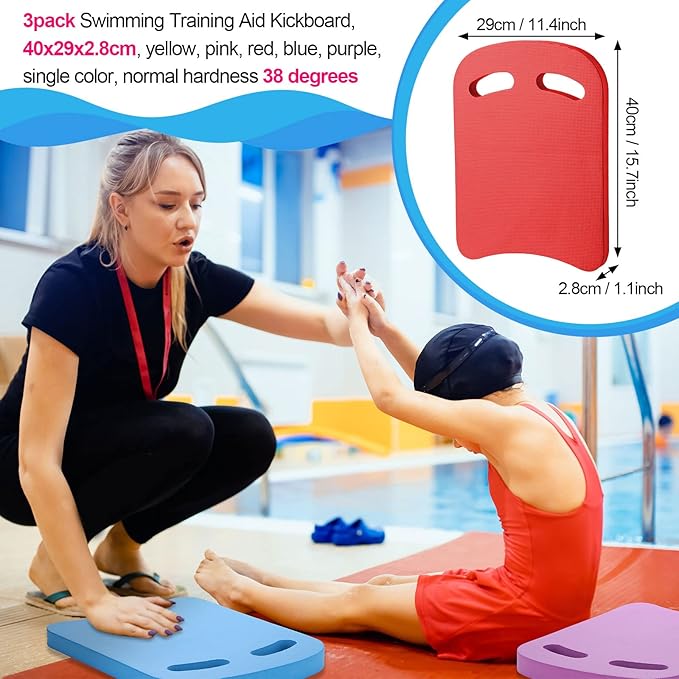 Sosation Swimming Kickboard Kids Swimming Training Kickboard Pool Swim Board for Kids Swimming Beginner Exercise