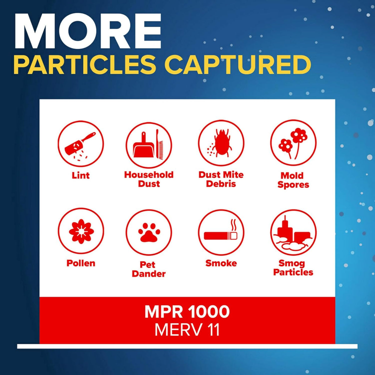 Filtrete 18x24x1 AC Furnace Air Filter, MERV 11, MPR 1000, Micro Allergen Defense, 3-Month Pleated 1-Inch Electrostatic Air Cleaning Filter, 4 Pack (Actual Size 17.81x23.81x0.81 in)