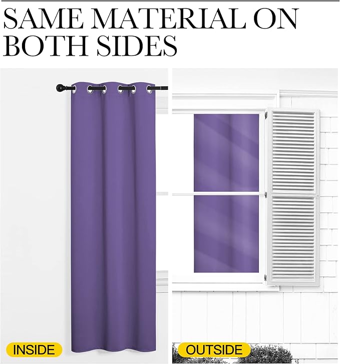 NICETOWN Room Darkening Curtains