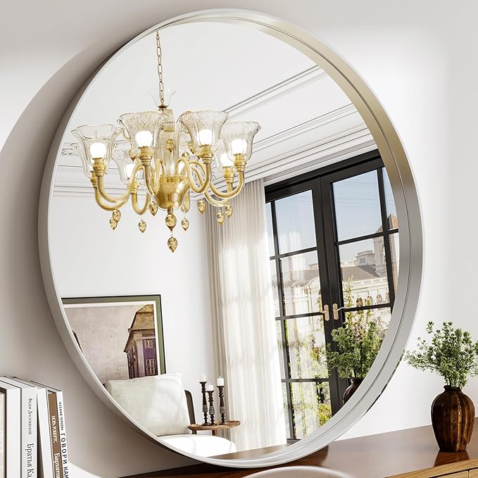 36 Inch Round Bathroom Mirror