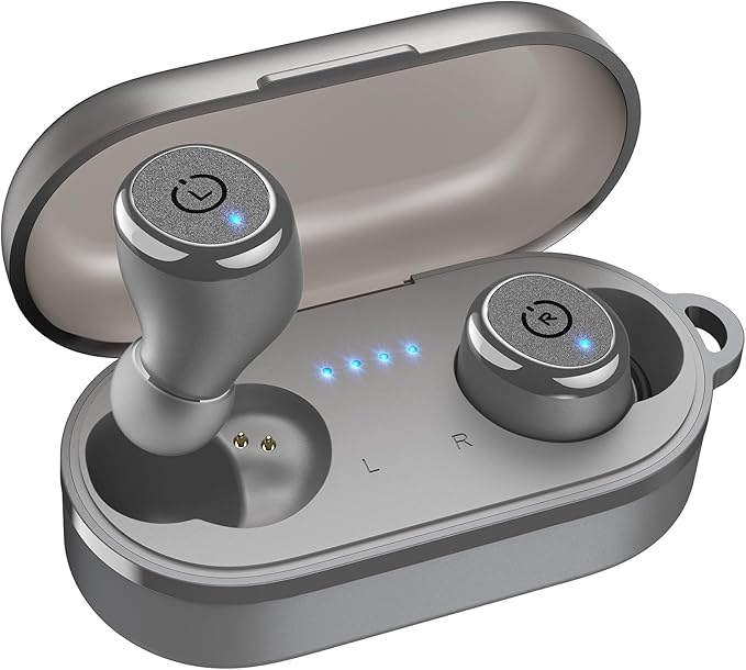TOZO T10 Wireless Earbuds Bluetooth 5.3 Headphones, App Customize EQ, Ergonomic Design, 55H Playtime, Wireless Charging Case, IPX8 Waterproof Sound in-Ear Headset, 2025 New Version