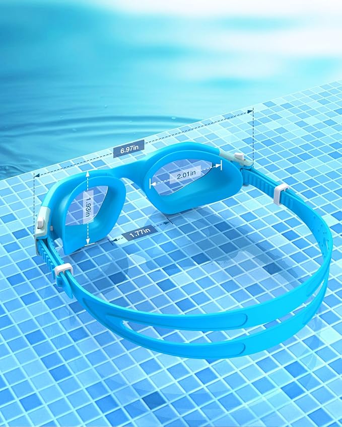 ZIONOR Swim Goggles, G1 SE Swimming Goggles Anti-fog for Adult Men Women