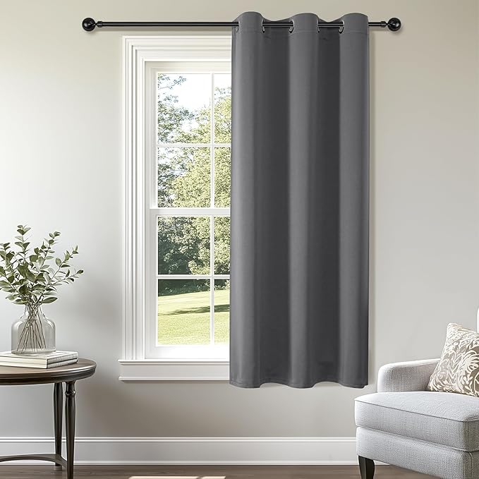 ChrisDowa Blackout Curtains 36 Inches Long