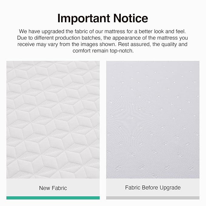 Novilla King Mattress, 10 Inch King Size Mattresses in a Box with Cooling Memory Foam & Reinforced Support Foam for Back Pain Relief & Refreshed Sleep with Motion Isolation Meduim Firm Feel