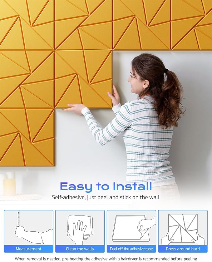 12 Pack Acoustic Panels, Sound Proof Foam Panels