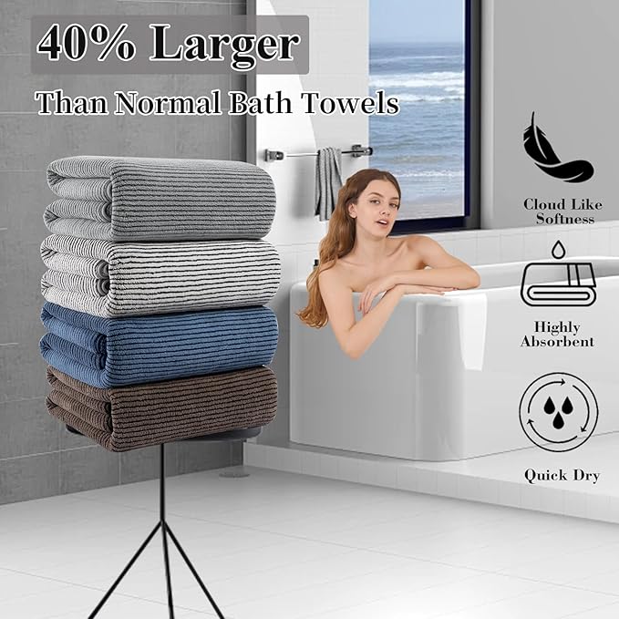 Jessy Home 2 Pack Navy Hand Towel Set 16x31,Ultra Soft Microfiber Towel for Bathroom Highly Absorbent & Quick Dry Hand Face Towel,Multi-Purpose Luxury Premium Towel for Kitchen,Hotel,Shower,Spa,Gym