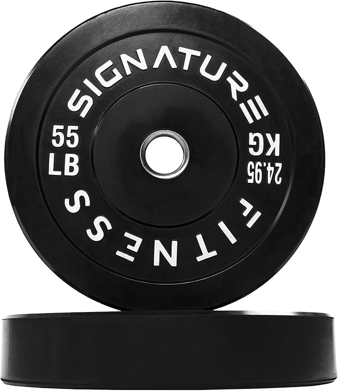 Olympic Bumper Plates Set, 2" Weight Plates for Strength Training & Weightlifting, Paris or Set or Set with Barbell, Multiple Options