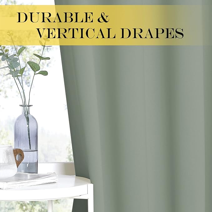 NICETOWN Blackout Kitchen Curtain 54 inches Long