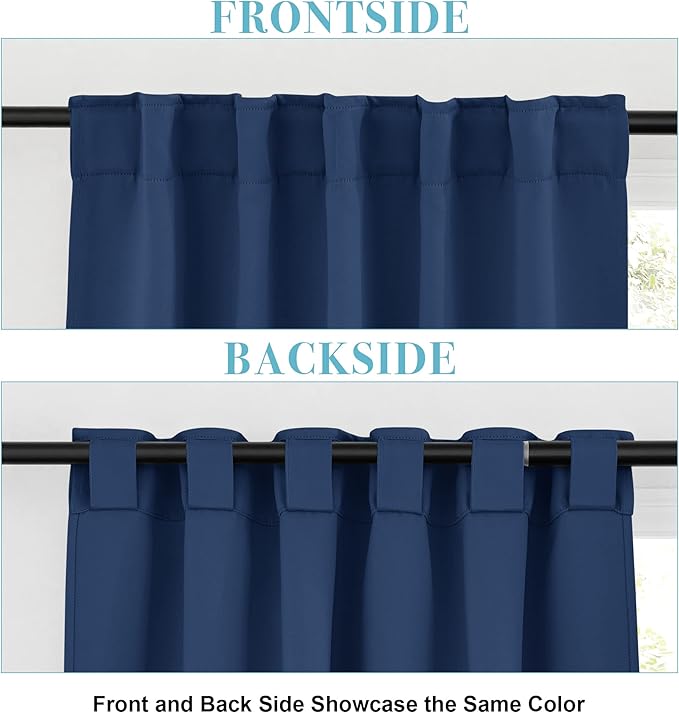 RYB HOME Small Window Curtains