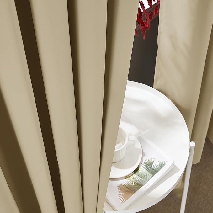 RYB HOME Extra Wide Blackout Curtain